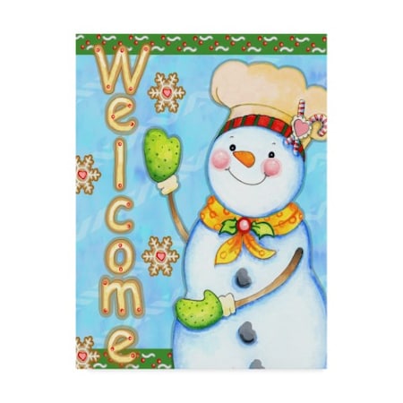 Valarie Wade 'Cookie Welcome' Canvas Art,24x32